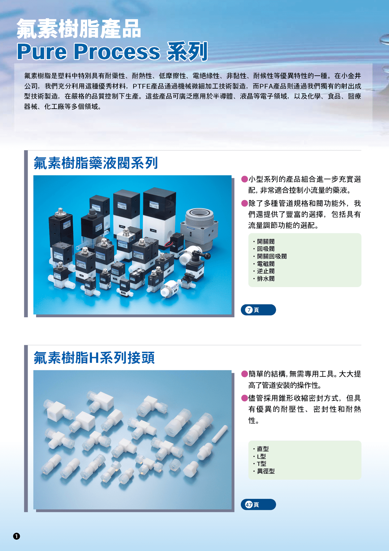 氟素樹脂產品Pure Process系列-產品特色2